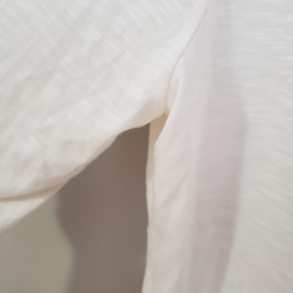 BANANA REPUBLIC | white long sleeve top - Picture 4 of 6